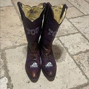 Gameday Boots Texas Christian University TCU Horned Frogs Boots Size 8